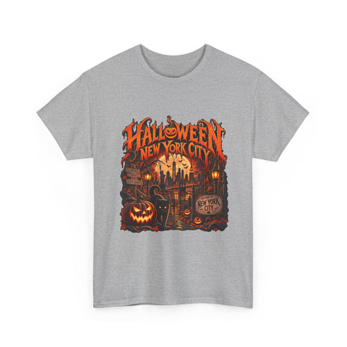 Halloween NYC Graphic Tee | Unisex Heavy Cotton Shirt